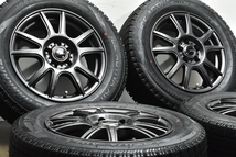 【バリ溝 美品】EMBELY 15in 6J +40 PCD100 ナンカン アイスアクティバ AW-1 195/65R15 プリウス カローラツーリング/スポーツ 即納可能_画像2