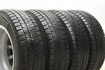 【美品 バリ溝】Weds 15in 6J +52 PCD114.3 ピレリ アイスアシンメトリコプラス 195/65R15 ノア ヴォクシー ステップワゴン プレマシー_画像7