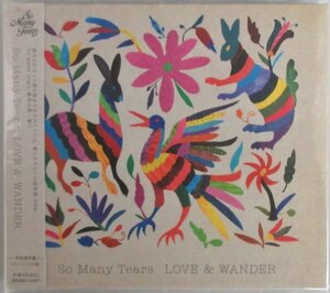 SO MANY TEARS / LOVE & WANDER / CTCR-14795 帯付き 初回限定デジパック仕様！