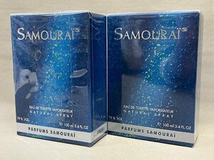 未開封 SAMOURAI サムライ アランドロン 100ml 2個 香水 オードトワレ メンズ 男性用