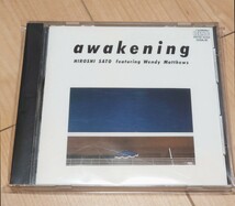 旧規格 3200円 / 佐藤博 awakening アウェイクニング CD / 32XA-91 アルファレコード_画像1