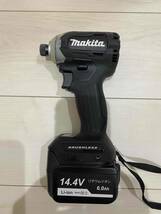 ■■送料無料！！中古美品　マキタ(Makita)充電式インパクトドライバセット【TD160DZB】黒・充電器・バッテリーセット　14.4Vモデル■■_画像2