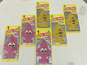 送料無料!! 廃盤 顔付き リトルツリー Little Trees エアフレッシュナー ベリーバニラ バブルベリー 3+3枚セット!! JDM USDM