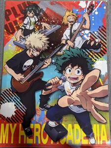 ☆クリアファイル☆ 僕のヒーローアカデミア　ジャンプショップ　バンド　　緑谷　爆豪　轟　上鳴　蛙吹 /S18
