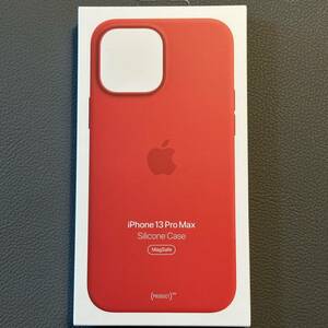 [新品未開封]Apple純正 国内正規品 iPhone 13 Pro Max シリコンケース MagSafe 対応 (PRODUCT)RED MM2V3FE/A