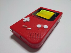 初代 ゲームボーイ DMG-01 カスタム バックライト 純正外装 ボタン 鏡面スクリーン 新品変更 プロサウンド Nintendo 任天堂 RED