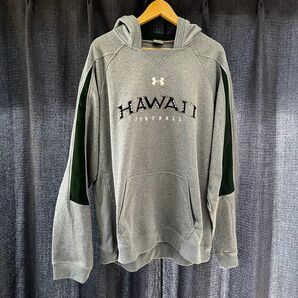 ハワイ大学　アンダーアーマー　HAWAII パーカー　フーディー　アメフト