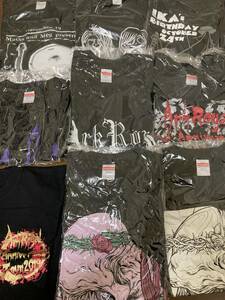 ArkRoyal アークロイヤル 初期Tシャツ9枚セットLOVEBITES NEMOPHILA ALDIOUS PARADOXX HAGANE BRIDEAR