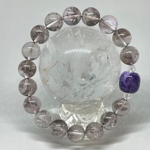 虹がたっぷりとにかく癒しを求める方へチャロアイト&スモーキーアメジスト