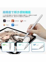 【2023新登場 ワイヤレス充電】IPenbox タッチペンiPad ペンシル 第2世代磁気充電アップルペンシル極細 超高感度 軽量/誤作動防止/傾き感知_画像4