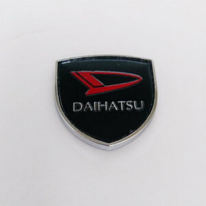 DAIHATSU Daihatsu 3D metal sticker black 1 sheets 