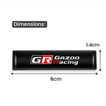 GR GAZOO Racing エポキシ　３Dステッカー　４個セット_画像3