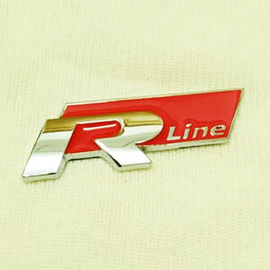 VolksWagen フォルクスワーゲン　R Line　エンブレム　Aタイプ　1枚