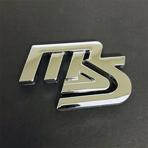 MAZDA SPEED 3D emblem silver 1 sheets 