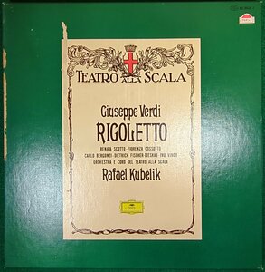 3LP★ボックス★中古LP「GIUSEPPE VERDI・RIGOLETTO / 歌劇リゴレット」RAFAEL KUBELIK / ラファエル・クーベリック指揮