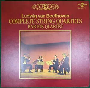 10LP★ボックス★中古LP「BEETHOVEN:COMPLETE STRING QUARTETS / ベートーヴェン：弦楽四重奏曲全集」BARTOK QUARTET / バルトーク弦楽四重