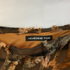 Vivienne tam ヴィヴィアンタム メッシュ スカート フロッキー アーカイブ archive mesh skirtの画像4