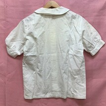 to_7888 ★定形外 配送★ 福岡県 福岡市立福岡女子高校 【女子高】 夏服 半袖 指定ブラウス サイズ S ヒロコ コシノ 製　制服_画像2