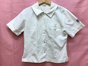 to_7886 ★定形外 配送★ 鹿児島県 県立 国分高校 夏服 半袖 指定ブラウス サイズ LL程度 HatoSakura ハトサクラ 製　制服