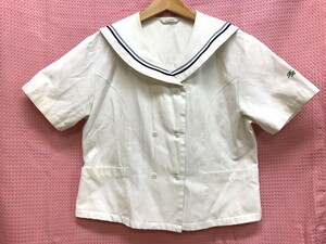 to_8071 ★定形外 配送★ 大きいサイズ LL 大分県 私立 東九州龍谷高校 夏服 半袖 指定セーラー服 バーシティメイト トンボ製　制服