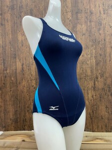 to_7943 ★定形外 配送★ mizuno ミズノ セントラルスイミング 指定 みずいろスラッシュ ネイビー ハイカット Xバック 競泳水着 サイズSS