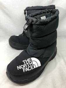 ■美品 THE NORTH FACE ノースフェイス NUPTSE DOWN BOOTIE ヌプシ ダウン ブーティー スノーブーツ ブラック NF51877 27cm ●230108