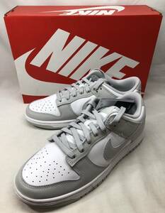 ■未使用 NIKE DUNK LOW RETRO Grey Fog ナイキ ダンクロー レトロ グレー フォグ DD1391-103 27.5cm ●230103