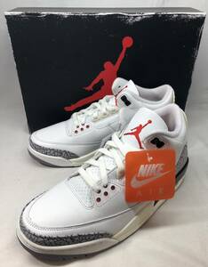 ■未使用 NIKE Air Jordan 3 White Cement Reimagined AJ3 ナイキ エアジョーダン3 ホワイトセメント リイマジンド DN3707-100 ●230120