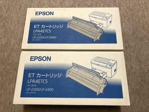 EPSON ETトナーカートリッジ LPA4ETC5 2個セット (純正品,未開封)