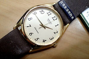 未使用/デッドストック ◆SEIKO/セイコー クロノス 8121-8000 フルアラビア数字 メンズ腕時計