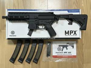 SIG SAUER ProForce MPX BK 電動ガン TITAN2 搭載　カスタム品