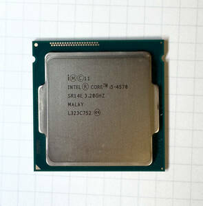 【送料無料】Intel CPU Core i5-4570 SSR14E 3.20GHz 即決あり