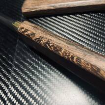 高級木製 短刀 和風短刀 木鞘ナイフ 和式ナイフ 伝統工芸 日本刀型 216g_画像6