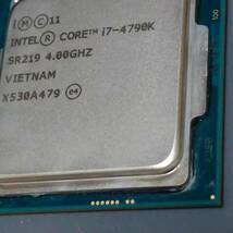 中古動作品：Intel Core i7-4790K SR219 4C 4GHz 8MB 88W LGA1150_画像2