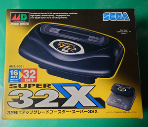 MD メガドライブ 32BIT アップグレードブースター スーパー32X HMA-2400 本体 MEGA DRIVE セガ SEGA 箱説ハガキ付