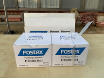 ★未使用品！FOSTEX 50周年記念モデル FE103-SOL 16Ω ２個セット品！★_画像2