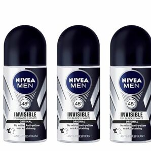 NIVEA 制汗剤 ロールオン お得な3本セット ニベア MEN デオドラント メンズ ユニセックス まとめ