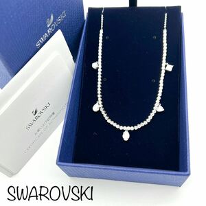 SWAROVSKI｜スワロフスキー Tennis Deluxe Mixed チョーカー【アクティ】ラインストーン シルバーカラー ネックレス ブランド a229et