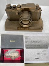 非売品★Canon キャノン 創業60周年記念 カメラ総生産台数1億台達成記念★ 3台まとめ★ インテリア 置物 オブジェ 中古_画像5