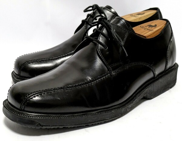 ［良品] HAWKINS　7 25cm　AIR ビジネスシューズ ブラック 人気ブランド　ウォーキング　フォーマル　紳士靴 革靴　レザー　送料無料！