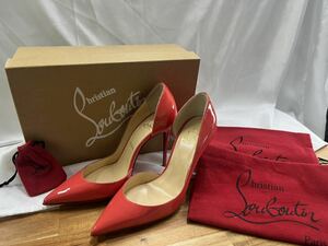 ①【未使用品】Christian Louboutin クリスチャンルブタン パンプス コーラル　ピンク　サイズ36