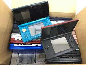 Nintendo DS Lite/3DS 本体 計18台セット 任天堂 まとめ売り 大量 動作未確認 ジャンク ニンテンドー DS ライト【z2-5/0/0】