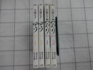 大地の子　みやり　ゆう　各全２巻完結セット　計４冊セット　かざま鋭二、坂田信弘