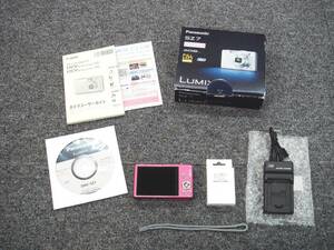 未使用 パナソニック Panasonic ルミックス Lumix DMC-SZ7 ピンク 充電器 DC-K4 電池パック DMW-BCK7