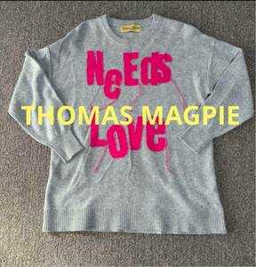 THOMAS MAGPIE グレー　アンゴラ　ニット　完売品