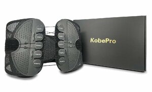 コベプロ(KobePro) 腰サポーター 両側 Lサイズ コルセット ベルト メッシュ通気 省力動滑車 加圧式 スポーツ 仕事用 作業用 男女兼用