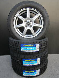 新品☆175/65R15 スタッドレスセット☆グッドイヤーアイスナビ7☆アクアスペイドフィットポルテラクティスデミオキューブマーチ等☆fｎ