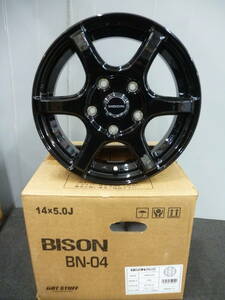 新品★BISON★14×5J+45★114.3-5H★タウンエース★4本セット★G