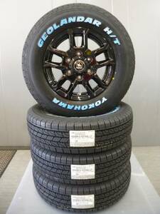 新品★ヨコハマ★ジオランダーH/T★195/80R15セット★ハイエース・レジアスエース★ホワイトレター★G