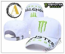 バイクキャップ MONSTER ENERGY モンスターエナジー ベースボールキャップ 帽子 メンズ レディース サイズ調節可能_画像2